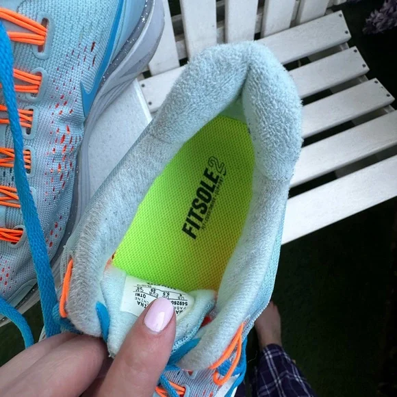 Nike Fitsole 2 Light blue with orange details - Picture 4 of 10